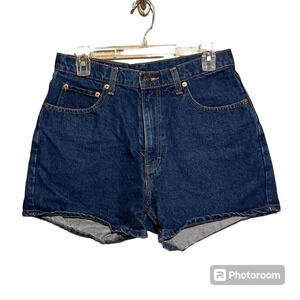 Vintage Jordache High Rise Mom Denim Jean Shorts Size 13/14